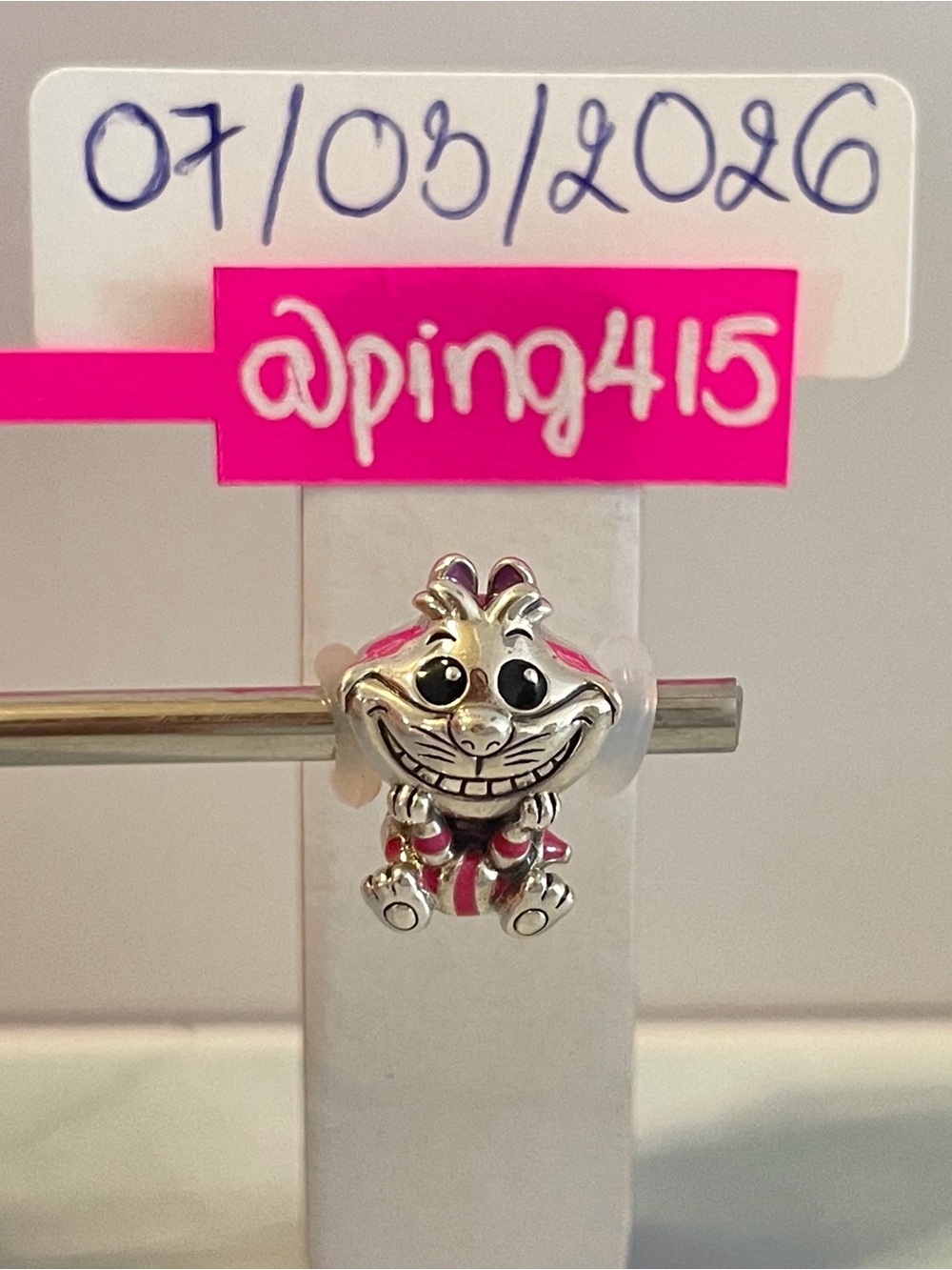 Pandora Disney Cheshire Cat Charm